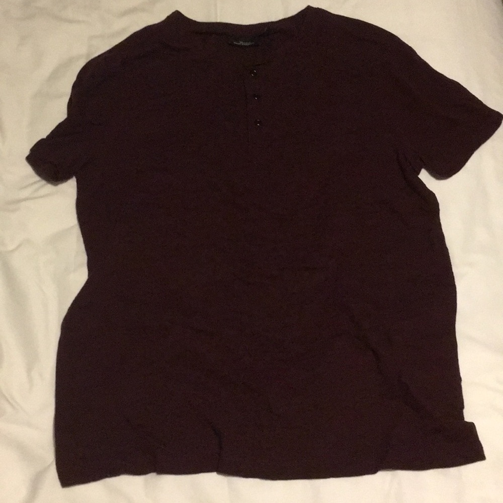 Marc Anthony Maroon Slim Fit T-shirt L